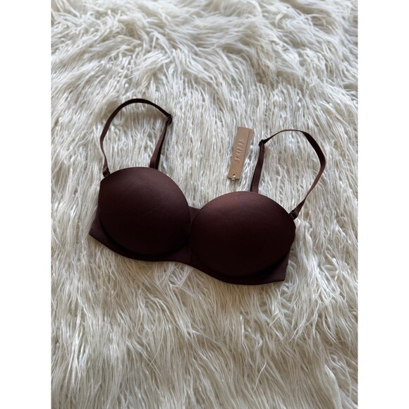 Skims Ultimate Push Up Strapless Bra Cocoa Size 30D - Picture 6 of 10